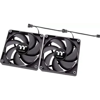 PC ventilátor THERMALTAKE CT120 černá 2ks (CL-F147-PL12BL-A)