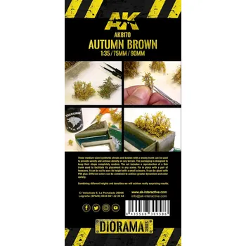 AK Interactive AUTUMN BROWN SHRUBBERIES