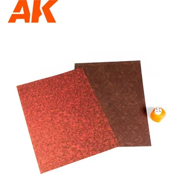 Modelářská barva AK Interactive PUNCHING LEAVES SHEETS SET (4 units of A4-size sheets)
