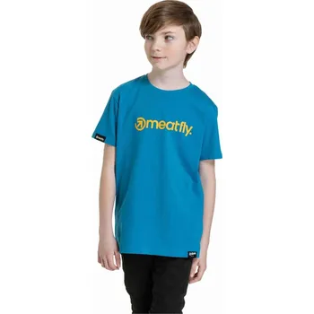 Chlapecké tričko Meatfly dětské tričko Bart Funky Blue | Modrá | Velikost 158 | 100% bavlna
