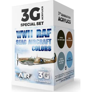 AK Interactive WWII RAF SEAC Aircraft Colors SET 3G