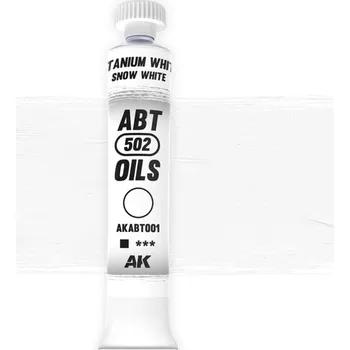 AK Interactive Titanium White / Snow white