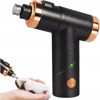 Kosmetika pro psa Elektrický pilník Tichý pilník/bruska na drápky pro psy, kočky a jiná zvířata s LED osvětlením, výdrž 5 hodin