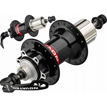 Náboj kola Zadní náboj kola 8/11 rychlostí černý 32 děr MTB trekking Novatec D042SB s průmyslovými ložisky