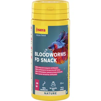 Krmivo pro rybičky Sera Bloodworms FD Snack Nature 6 g