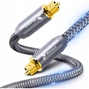 Audio kabel OPTICKÝ KABEL TOSLINK 3M HQ SPDIF DIGITAL AUDIO CYFROVÝ SVĚTLOVOD