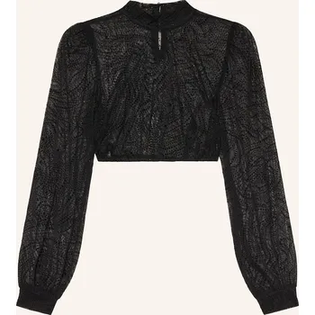 Johann & Johanna Dámská Dirndl Halenka Ze Síťoviny, černá, 32