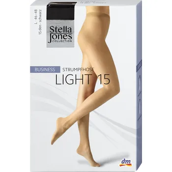 Dámské legíny Stella Jones punčochové kalhoty Light 15DEN, velikost L 46-48, černé