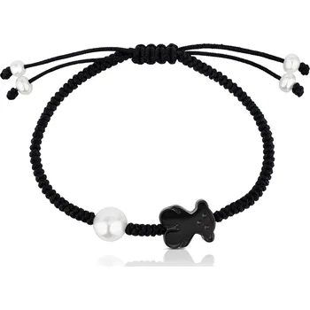 Náramek Tous Slušivý černý kabala náramek Tibet 616481020 + 2 měsíce na vrácení zboží