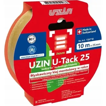 Lepicí páska Oboustranná lepicí páska Uzin 1 m