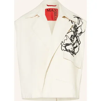 Dámská vesta Max & Co. Dámská Džínová Vesta Radium, krémová, 40