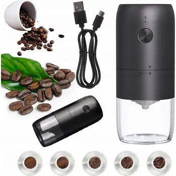 Mlýnek na kávu Elektrický mlýnek na kávu a koření Burdensoome, černý