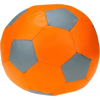 Taburet Sedací vak - míč 80 cm - oranžová + šedá