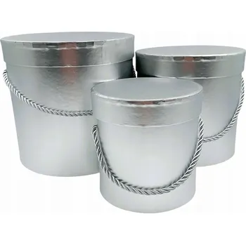 Obraz Krabice s víkem – odstíny šedé a stříbrné