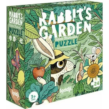 Hračka LONDJI Puzzle Králíčkova zahrádka - 24 pcs