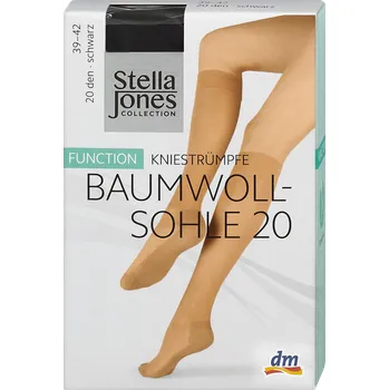 Dámské punčochy Stella Jones punčochové podkolenky 20DEN, 39-42 černé