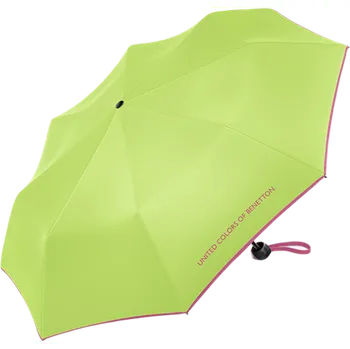 Deštník United Colors of Benetton deštník Super Mini Green Flash