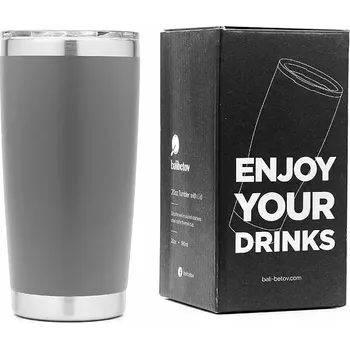 Termohrnek TERMOHRNEK 590 ML ŠEDÝ BALIBETOV Z NEREZOVÉ OCELI