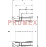 Upínací pouzdro CE04-38 optibelt CE