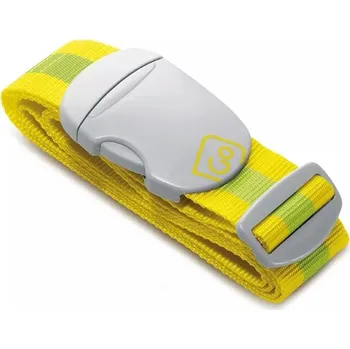 Go Travel popruh na zavazadla Luggage Strap yellow/green