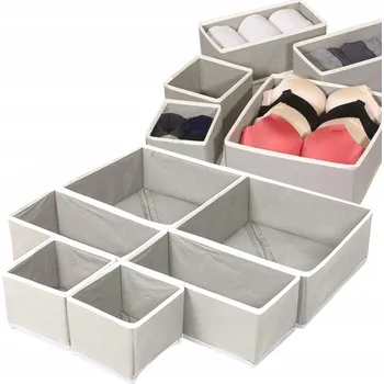 Úložný box 6x ORGANIZÉR na spodní prádlo ponožky, úložný box do zásuvek a skříní - SADA