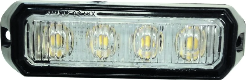 TT TECHNOLOGY Výstražný strobo maják, oranžový, 4LED, 12-24V