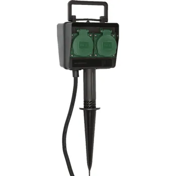 Elektrická zásuvka Elektrická zásuvka Brennenstuhl 4 zásuvky černá 10 m s uzemněním