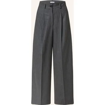 Dámské kalhoty Mrs & Hugs Dámské Marlene Kalhoty, šedá / bílá, 38