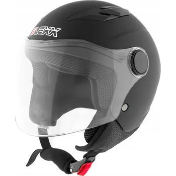 Helma na motorku Dětská otevřená helma velikost S černá matná | Skútr, Kolo, Čtyřkolka, Koloběžka