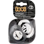 LOVI dudlík silikonový Salt & Pepper, 18m+