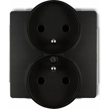 Elektrická zásuvka Černá Elektrická Zásuvka Karlik