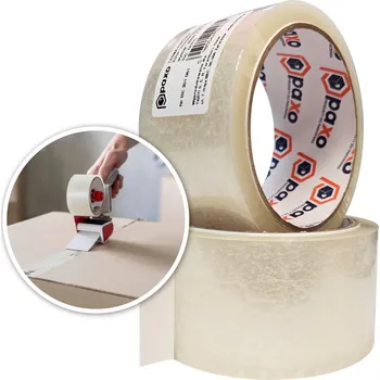 Lepicí páska Balicí páska PAXO průhledná šířka 48 mm délka 100 m 1 ks