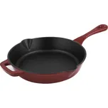 Pánev litinová se smaltovaným povrchem ALPEN 26 cm červená CS-078041