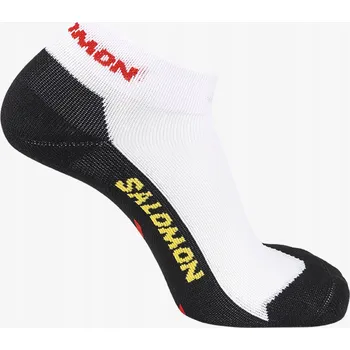 Pánské ponožky Salomon Ponožky Speedcross Low Socks bílé, velikost 36-38