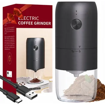 Mlýnek na kávu Elektrický mlýnek Conquering MLYNEK NA KÁVU ELEKTRICKÝ 1800MAH černý