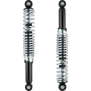 Motor pro motocykl Tlumiče zadní olejové Jawa Pionýr 50/05, 20, 21, 23, Babetta s nastavením tuhosti pružiny, chrom