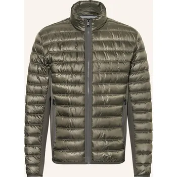 Marc O'polo Pánská Prošívaná Bunda Ze Směsi Materiálů, khaki, 50