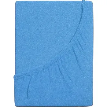 Prostěradlo B.E.S. PETROVICE Prostěradlo Froté PERFECT 160 × 200 cm, nebesky modré