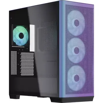 PC skříň APNX C1 Mid-Tower ATX Case chromaflair (C1-CF-V1)