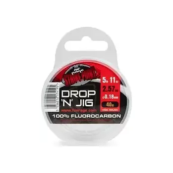 FOX Fluorocarbon Strike Point Drop N Jig Fluro 40m 0,20mm 6,8lb (NML026)