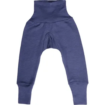 Rostoucí kalhoty modré z merino vlny a hedvábí Cosilana Velikost: 86/92