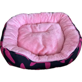 Pelíšek pro psa Pelech růžový - vysoký chlup 50x40cm