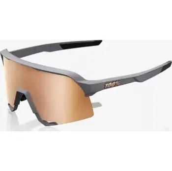 Sluneční brýle 100% S3 sluneční brýle Soft Tact Grey/HiPER Copper Mirror