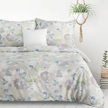 Povlečení POVLEČENÍ Z MIKROVLÁKNA JULIA 200X220 CM, 2KS 70X80 CM KVĚTY