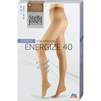 Dámské punčochy Stella Jones punčochové kalhoty Energize 40DEN, velikost S 38-40, amber