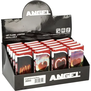 Zapalovač Zapalovač Angel Jet Flames Heart