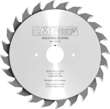 Příslušenství k nářadí IGM CMT C289 Předřezový kotouč dvoudílný - 120X2.8-3.6X50 Z12+12, C28912024T