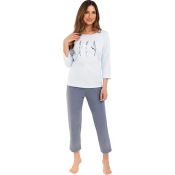 Dámské pyžamo Dámské pyžamo REGINA 703 světle modré L 0