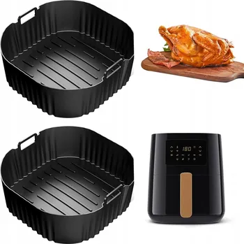 fritéza 2X SILIKONOVÁ FORMA PRO PEČENÍ DO HORKOVZDUŠNÉ FRITÉZY, ODOLNÁ, PRO PHILIPS