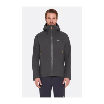 Pánská větrovka Bunda Rab Downpour Light XL Anthracite